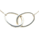 ティファニー ダブルループ ネックレス スターリングシルバー レディース TIFFANY&Co. 【中古】